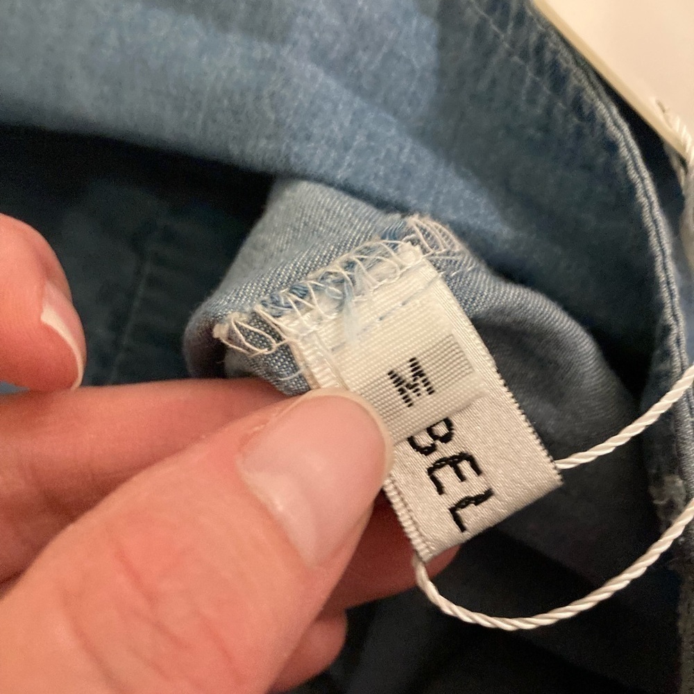 Belinda Blue Chambray Overalls Medium - Picture 3 of 14